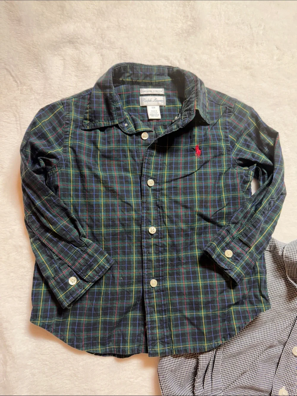 EUC Ralph Lauren & starting out button down shirts 18mo